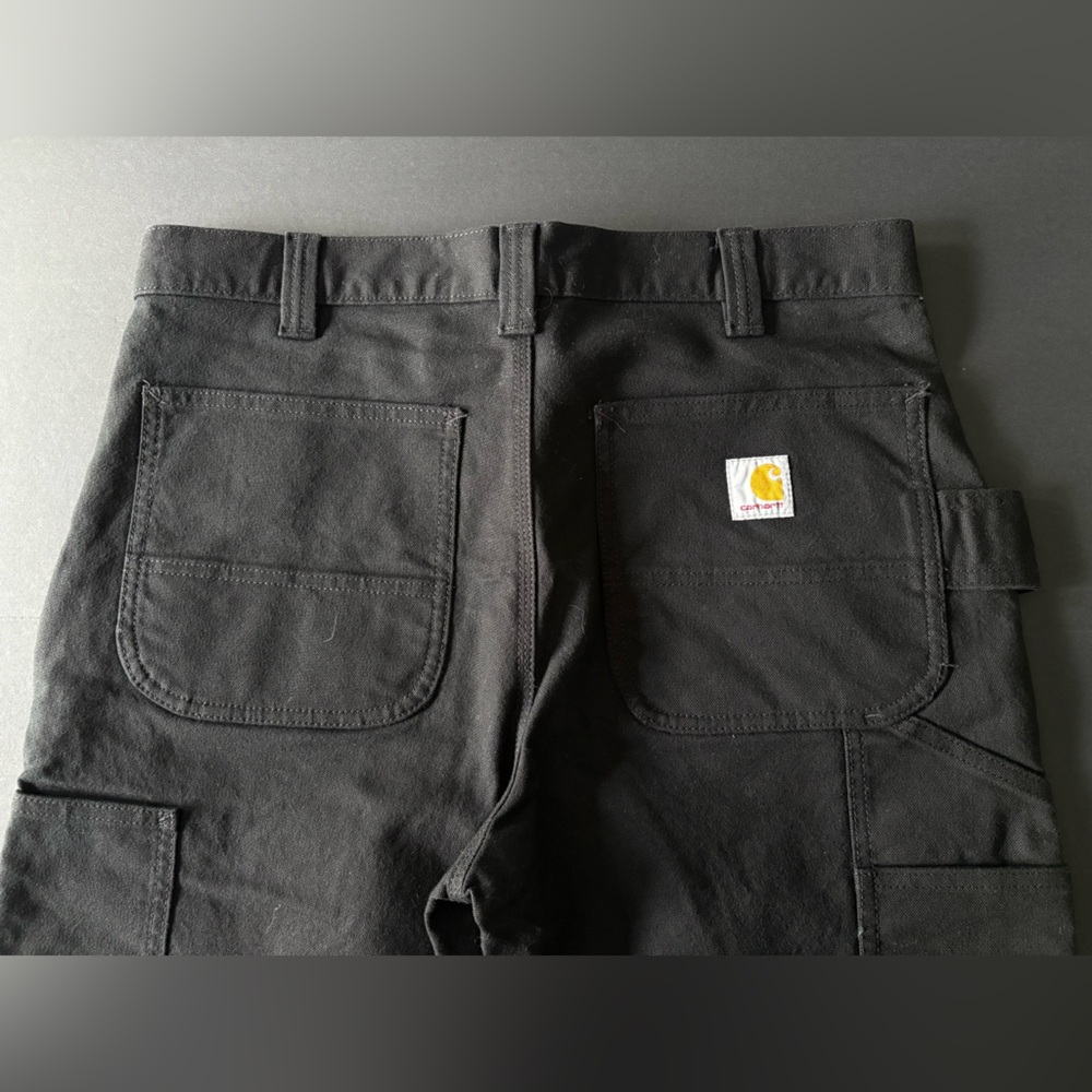Carhartt Rugged Flex Straight Fit Carpenter Pants – Black, Size 32x32 - Picture 3 of 9